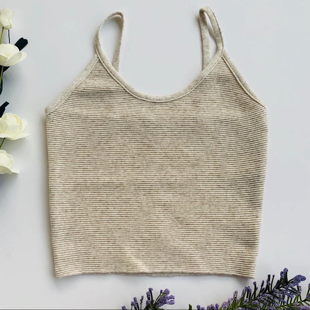 Crop Top | Rib-Knit Crop Top | Sleeveless Top